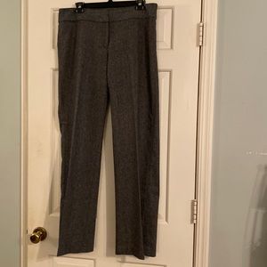 Black/white pants polyester wool acrylic. Look like wool.